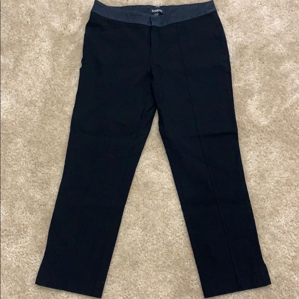 Bebe Black Dressy Capri